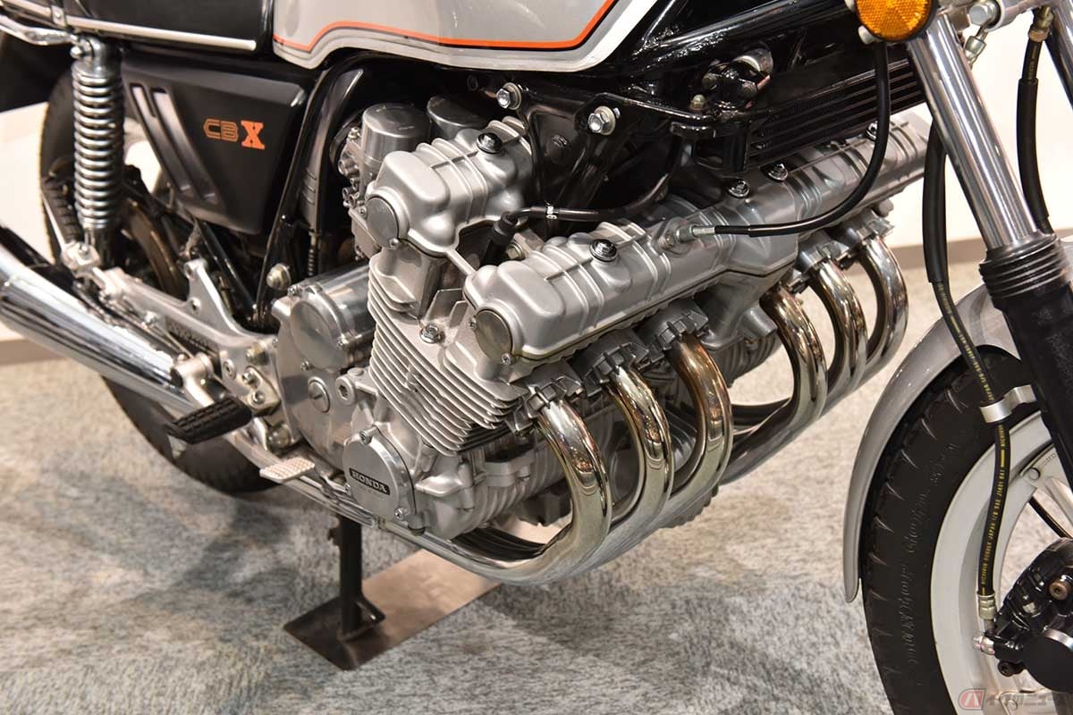 ホンダ「CBX1000」に搭載される6気筒エンジン