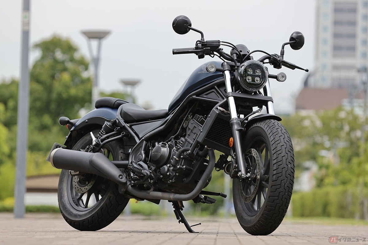 単気筒エンジンが搭載されるホンダ「レブル250」