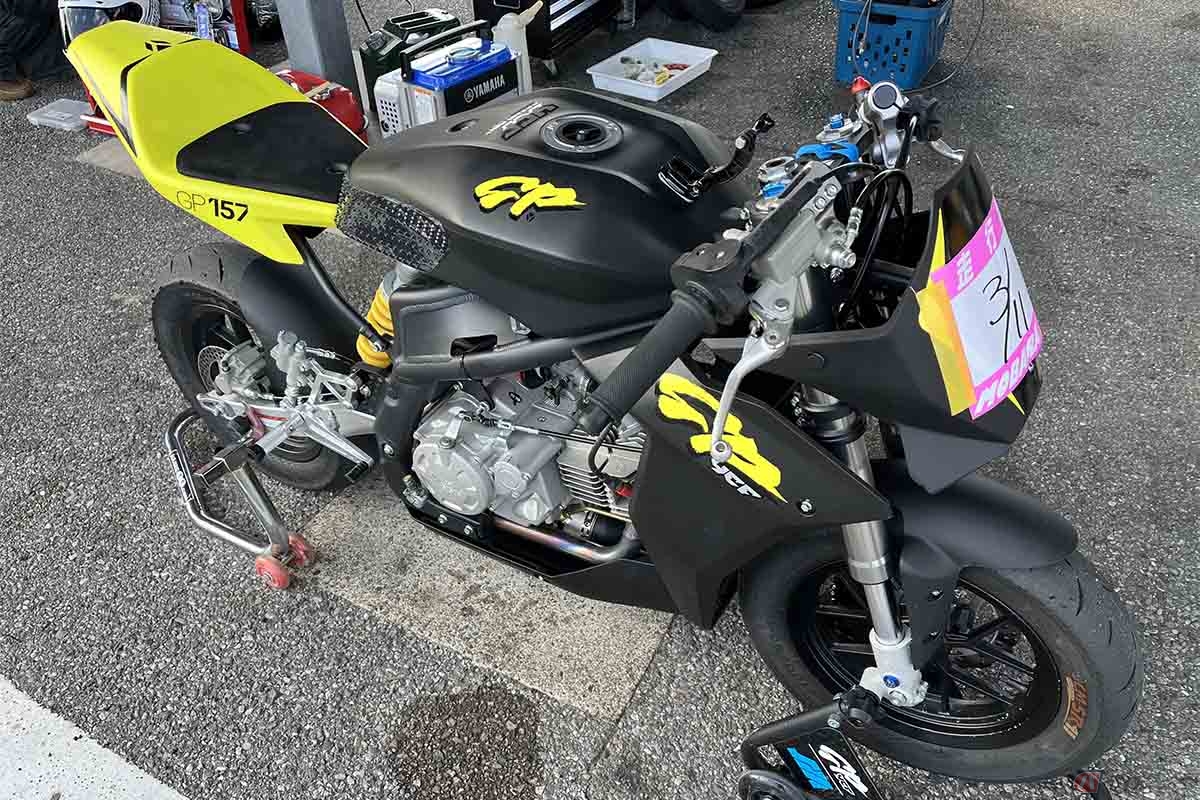大久保光選手が試乗したYCF「GP157」