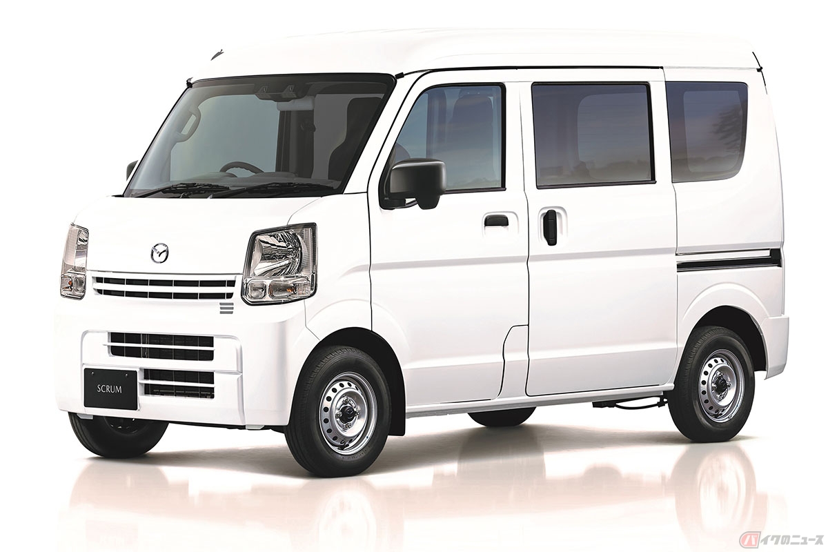 マツダが発売した軽商用車「スクラムバン」の新型モデル