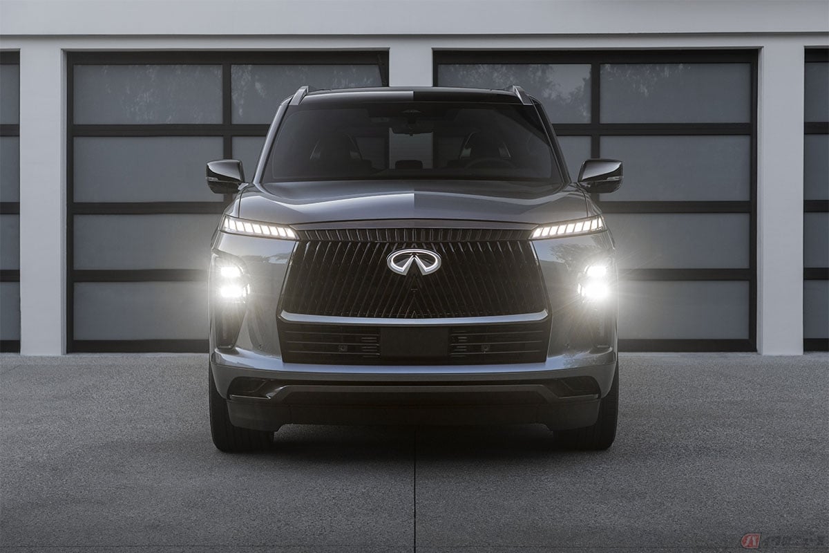 日産が米国で発表したインフィニティ新型「QX80」