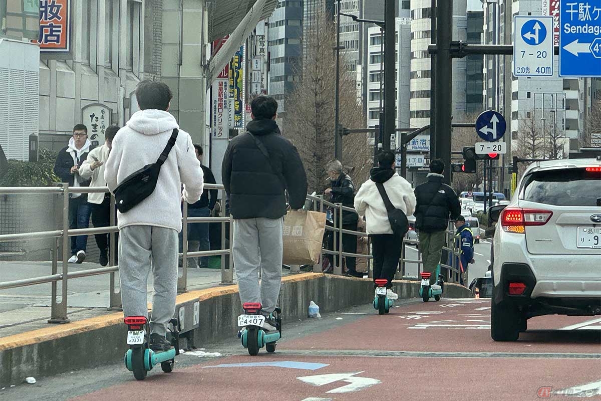 電動キックボードはどこでも走行できる訳ではない
