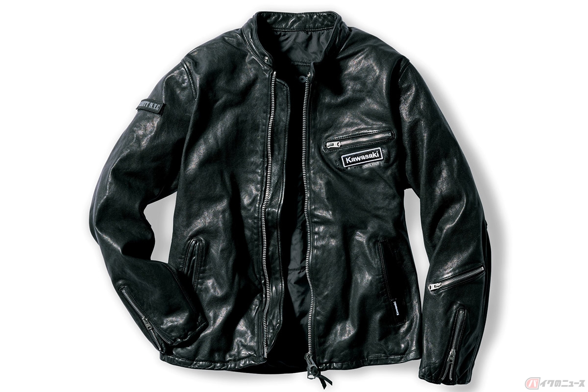 カワサキ×Schott ライディングレザージャケット