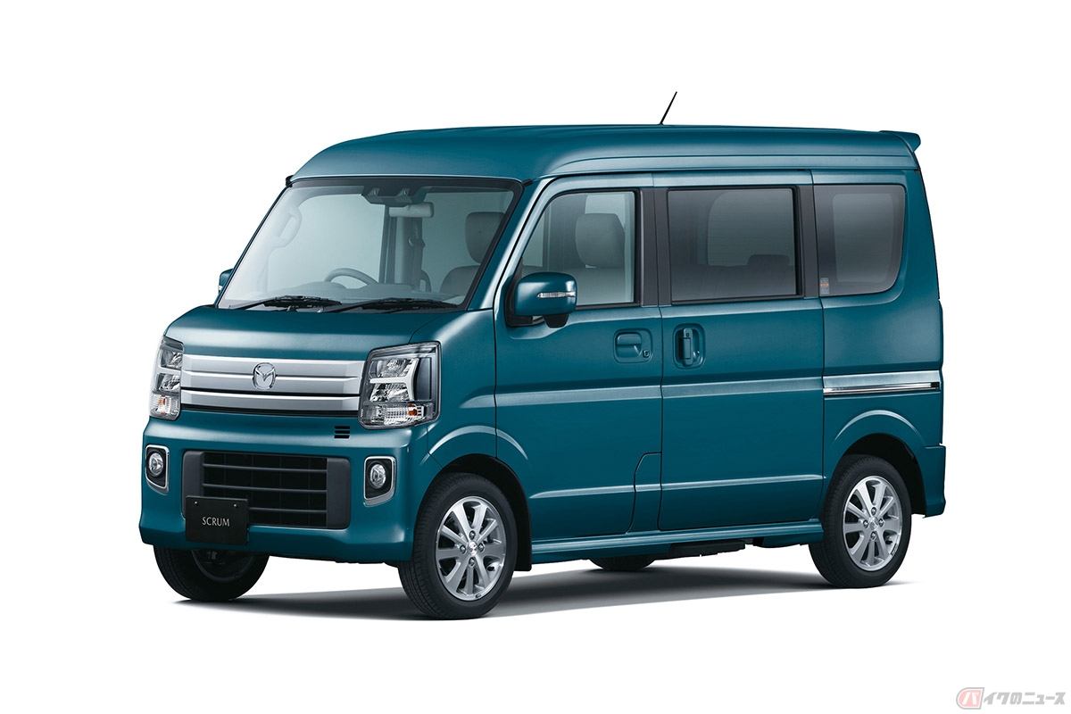 マツダが発売した軽乗用車「スクラムワゴン」の新型モデル