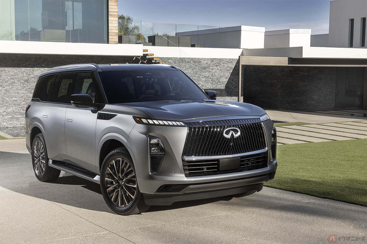 日産が米国で発表したインフィニティ新型「QX80」