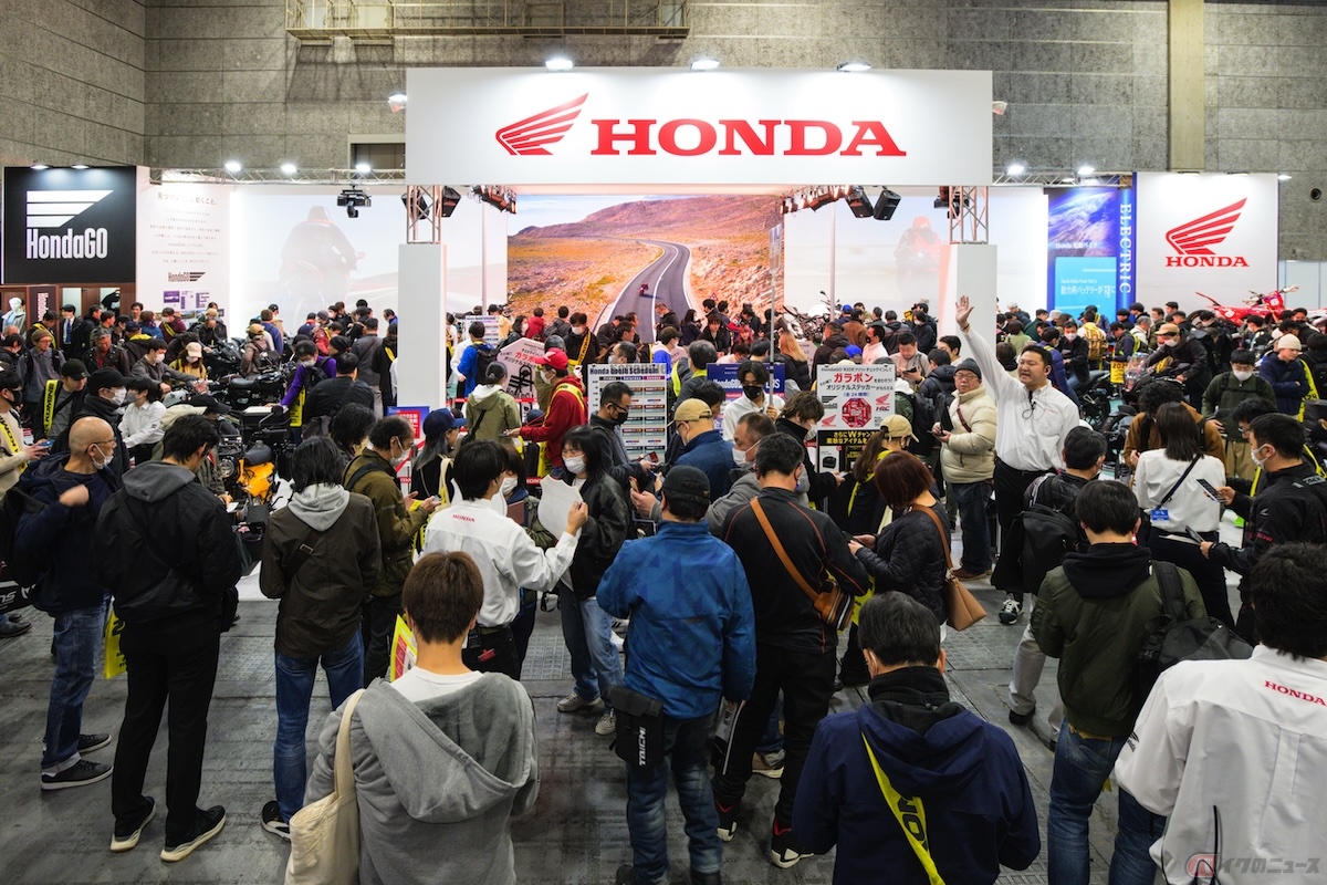 3月15日から17日まで開催された大阪モーターサイクルショー2024会場の様子