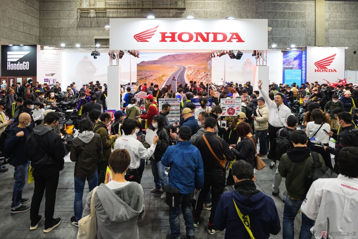 3月15日から17日まで開催された大阪モーターサイクルショー2024会場の様子