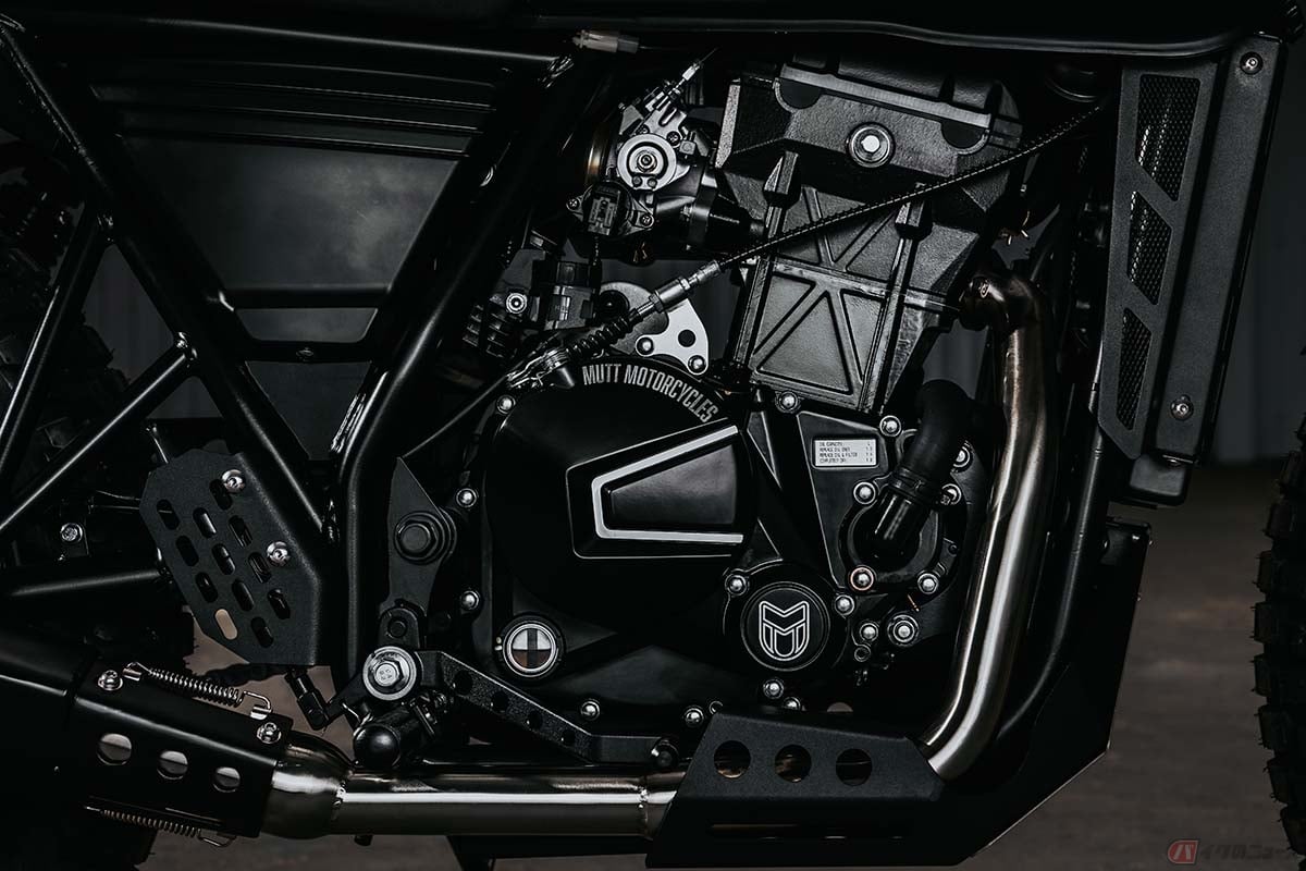 MUTT Motorcycles「DRK-01」に搭載された新開発の水冷エンジン