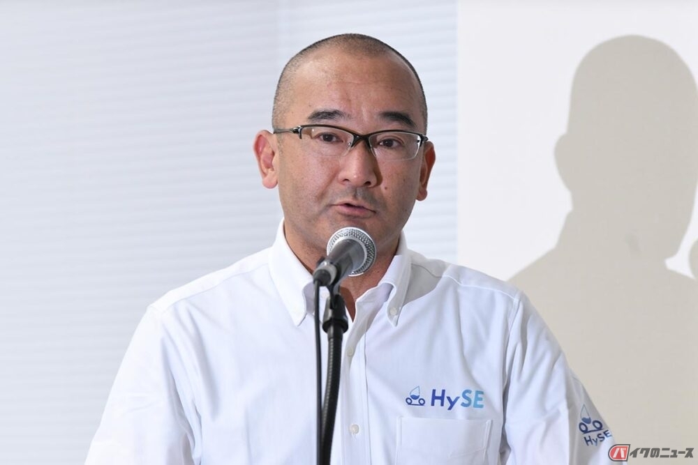 HySE理事長の小松 賢二氏(ヤマハ発動機 執行役員 技術・研究本部長)