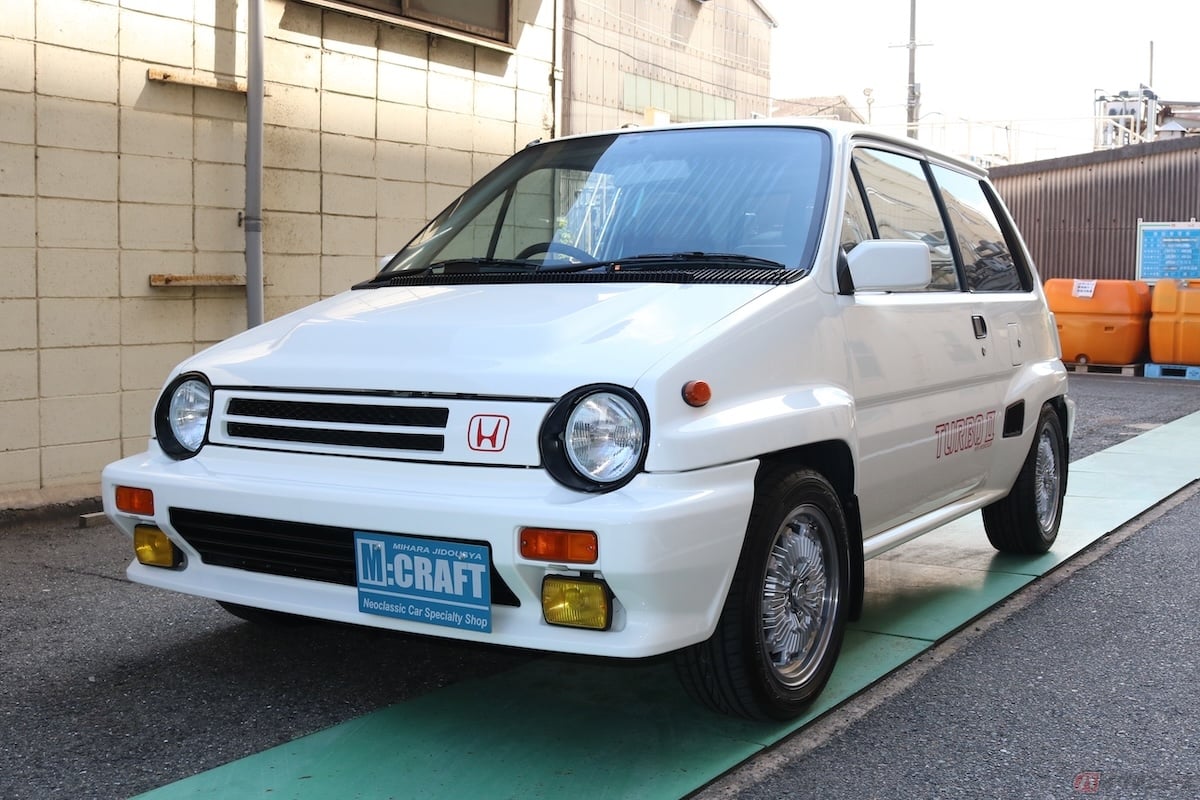 ホンダのターボチャージャー搭載車「シティターボII」(写真提供:ミハラ自動車(M:CRAFT))