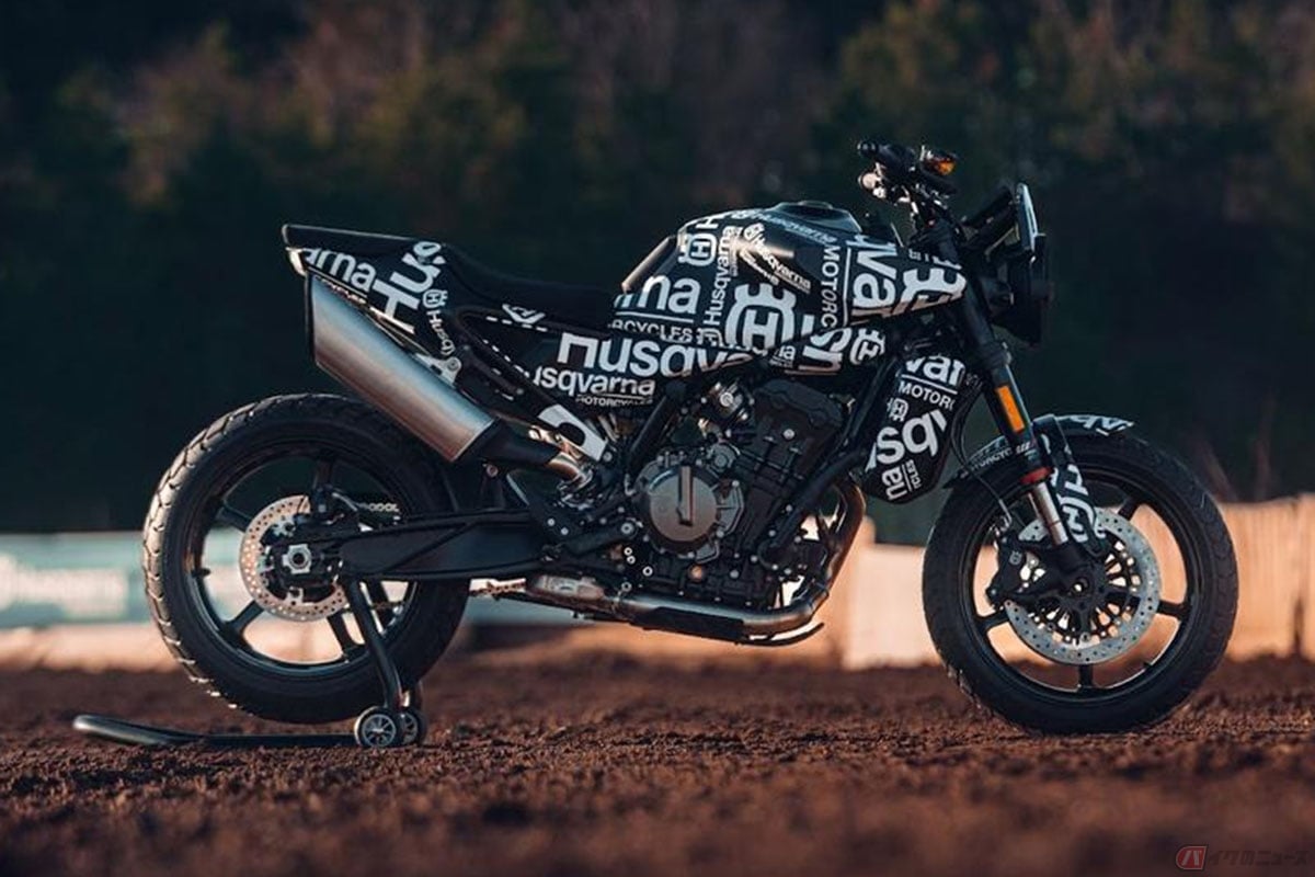 ハスクバーナの新型モデル「スヴァルトピレン801」プロトタイプ