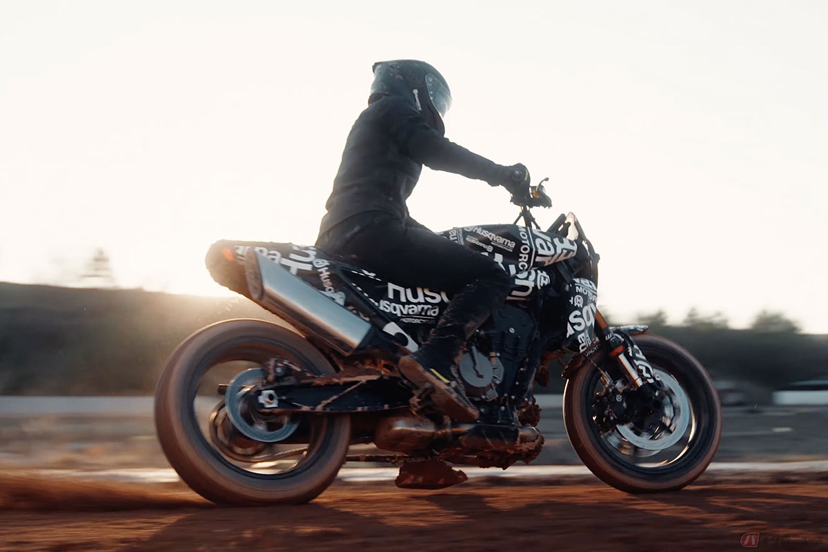 ハスクバーナの新型モデル「スヴァルトピレン801」プロトタイプ