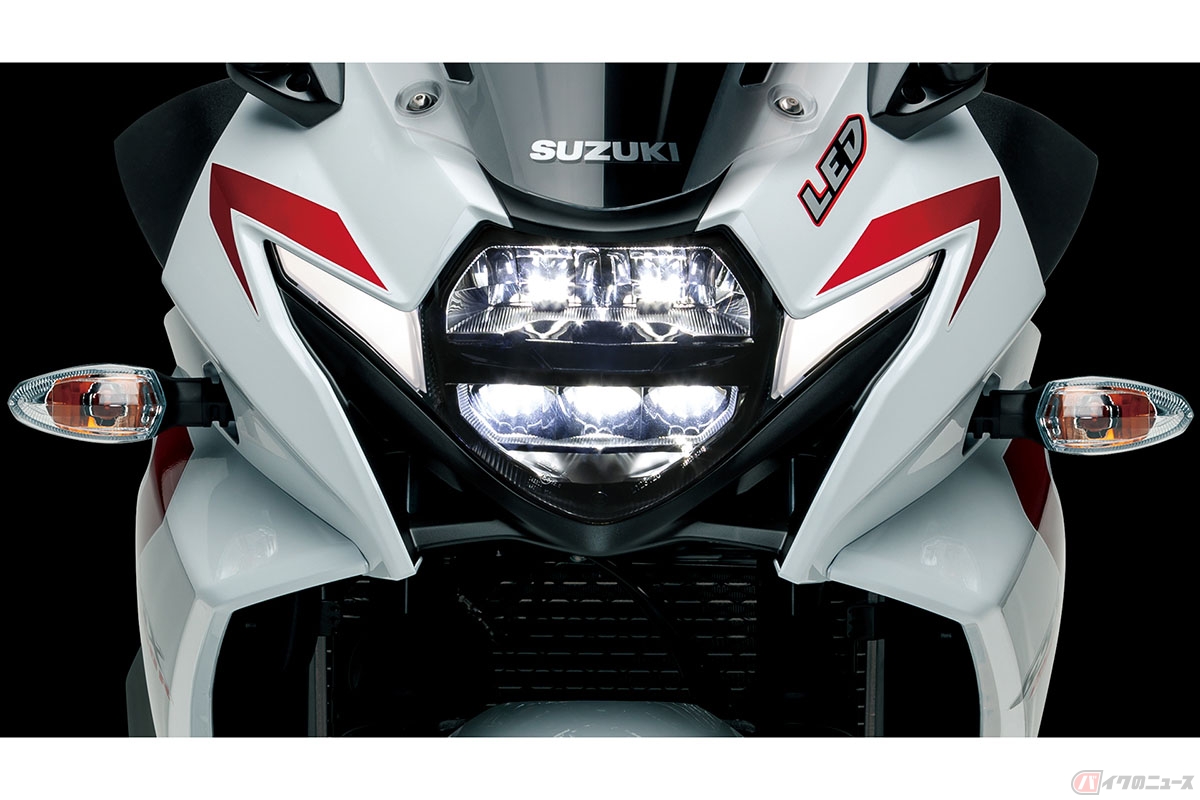 スズキ「GSX250R」最新モデル。LEDのヘッドライトが採用されています