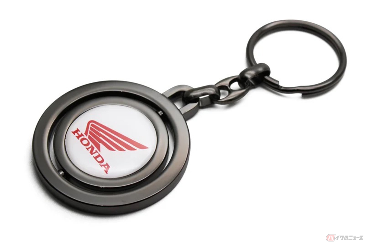 ホンダ公認のラインセンス取得商品「ホンダウィングスピニングキーチェーン」