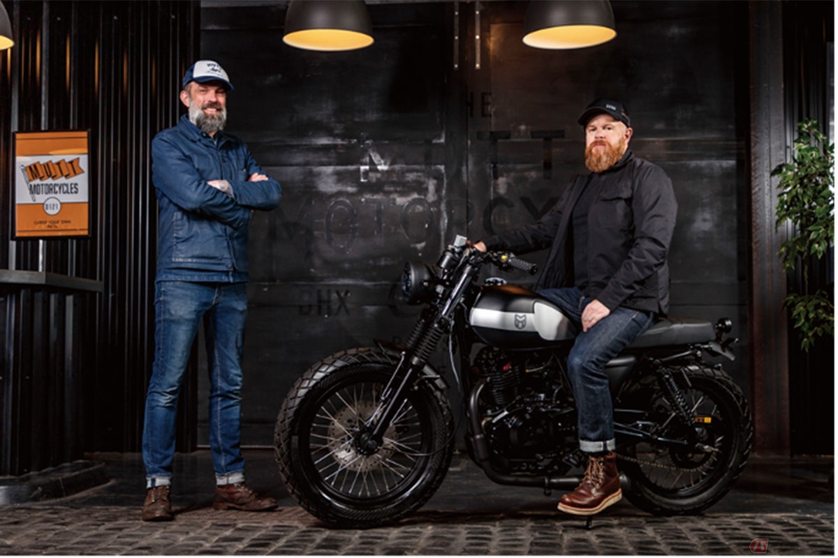 MUTT Motorcycles創設者 ベニー・トーマス(左)とウィル・リグ(右)