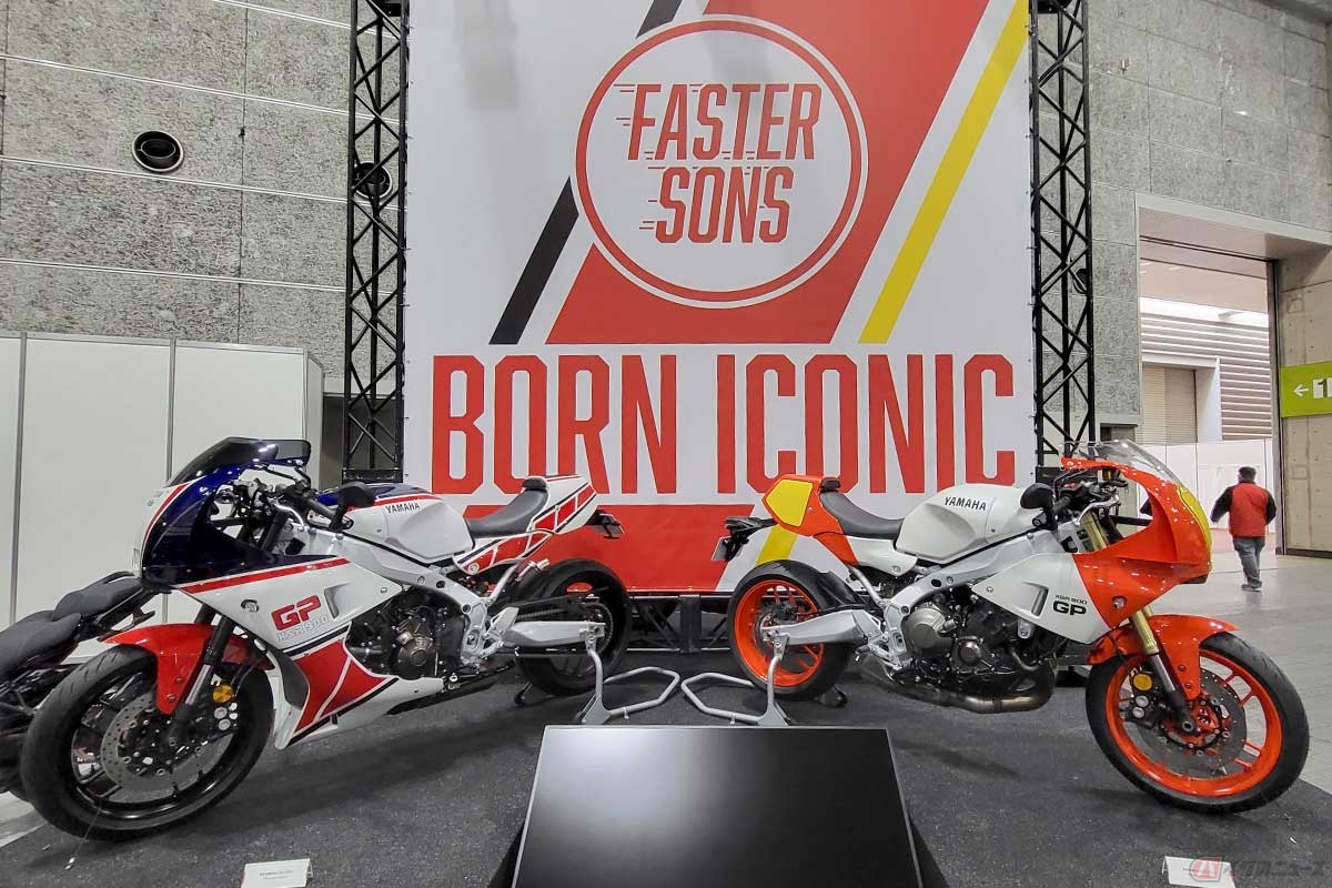ヤマハの新型モデル「XSR900GP」市販予定アクセサリー装着車（第40回 大阪モーターサイクルショー2024）