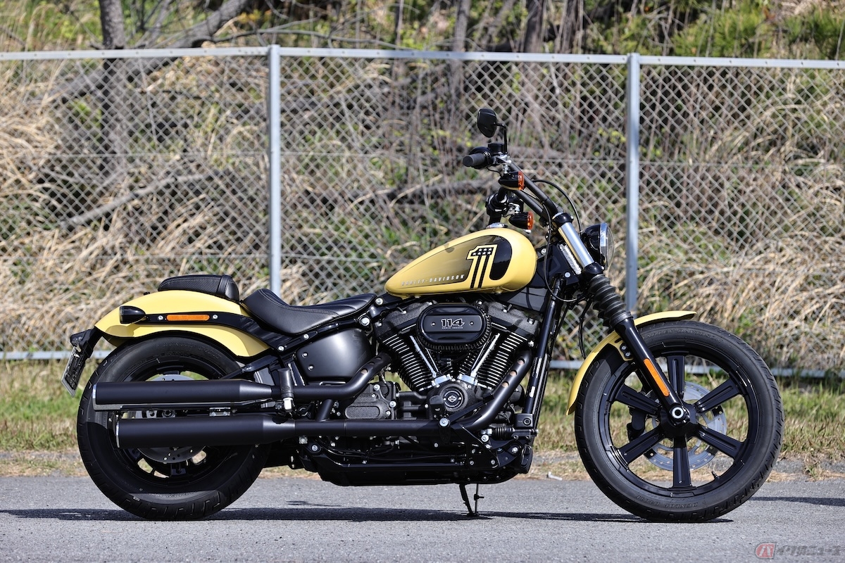 アメリカンバイクのほとんどがシート高700mm前後と低くなっている