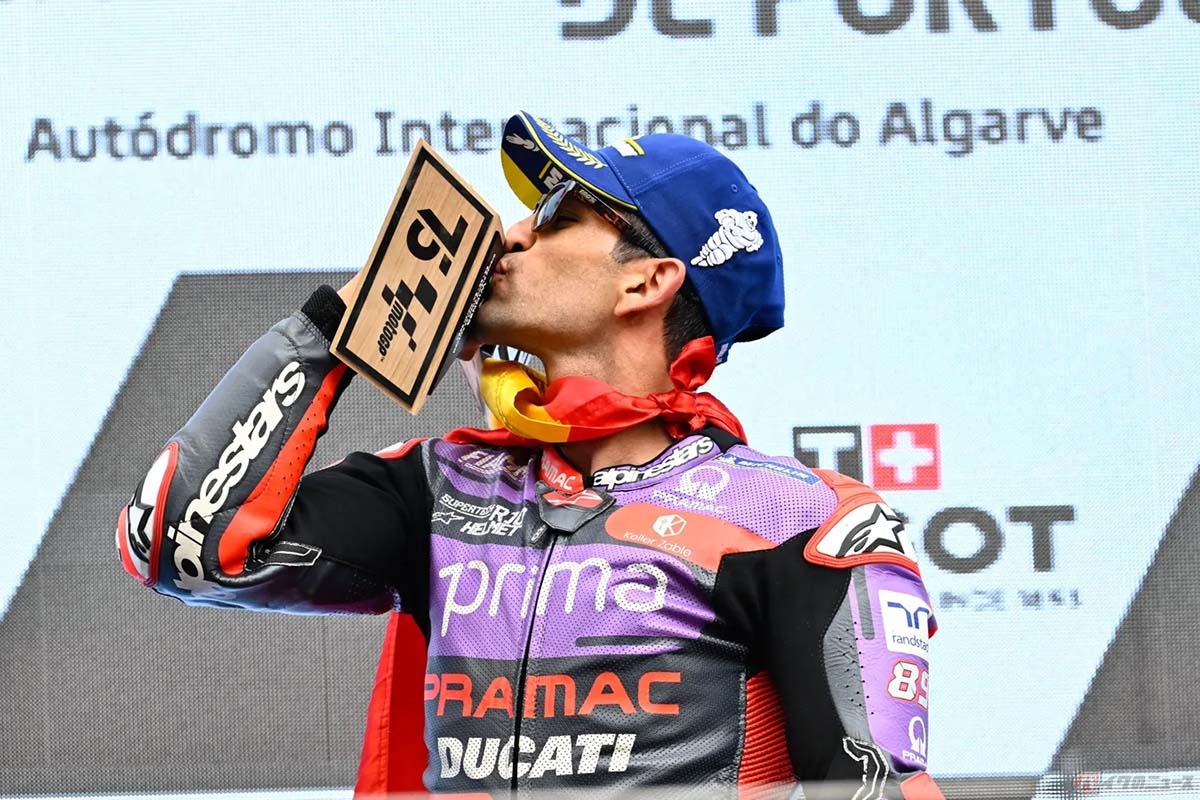 MotoGP2024第2戦ポルトガルGP決勝レースを制したホルヘ・マルティン選手
