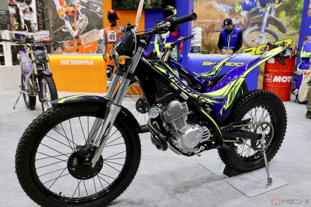 東京モーターサイクルショー会場で探してみたら、意外と多かった「土の 東京モーターサイクルショー会場で探してみたら、意外と多かった「土の