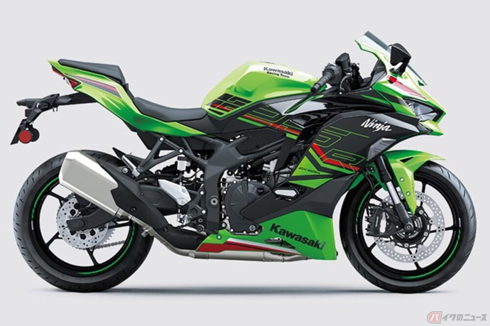 カワサキ主催のワンメイクレース「2024 Ninja Team Green Cup」で使用可能なスーパースポーツモデル「Ninja ZX-25R」