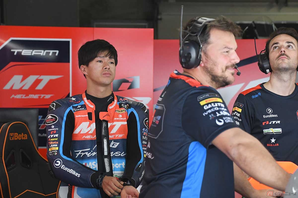 金曜日の走行前、小椋選手は「いろいろと試したけどタイムが少し足りなかった」と、あまり満足いかなかった模様