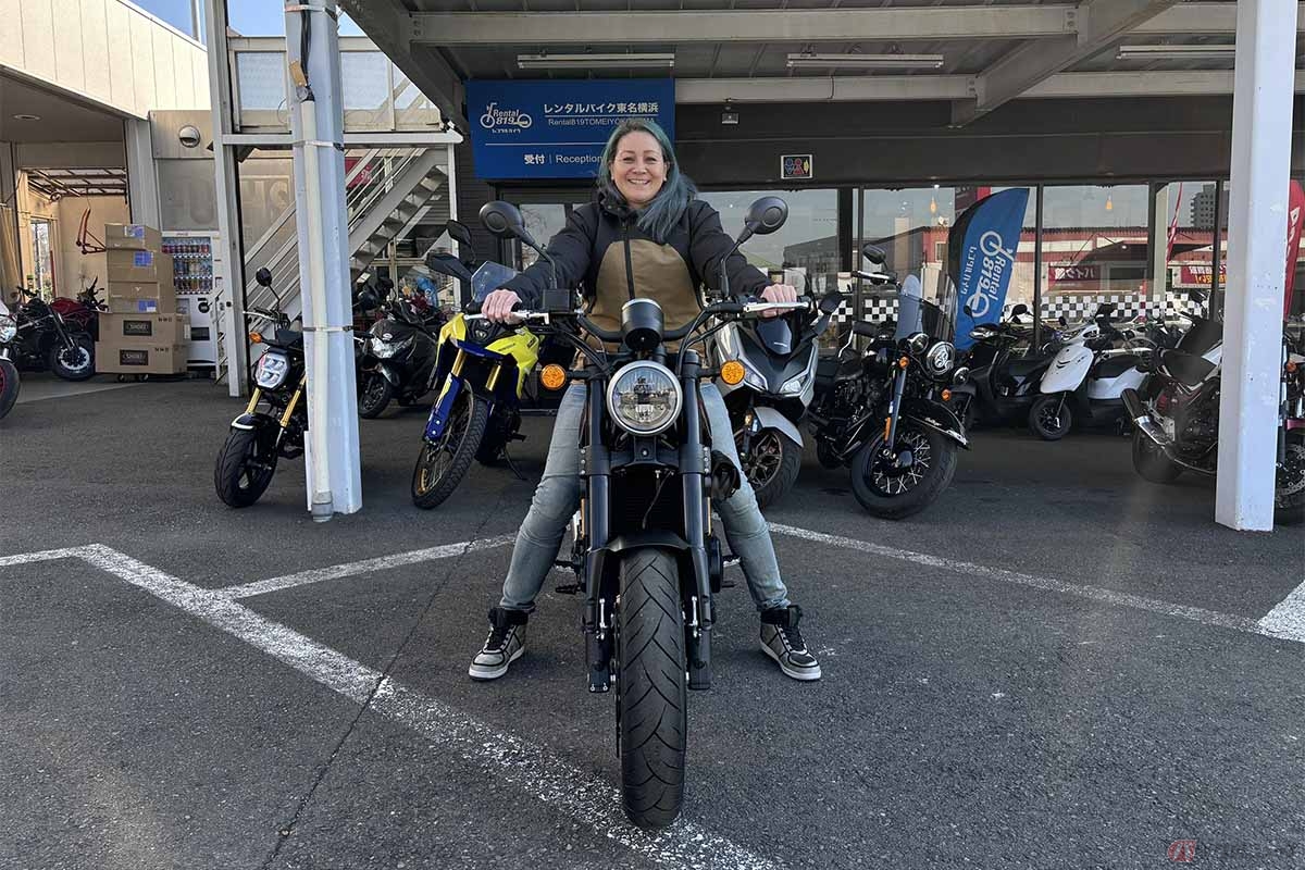 ハーレーダビッドソン「X500」の足つき(身長170㎝)