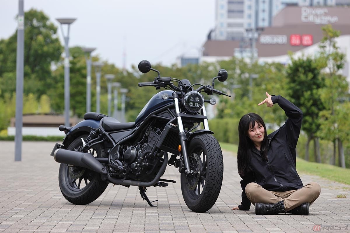 排気量250㏄のホンダ「レブル250」