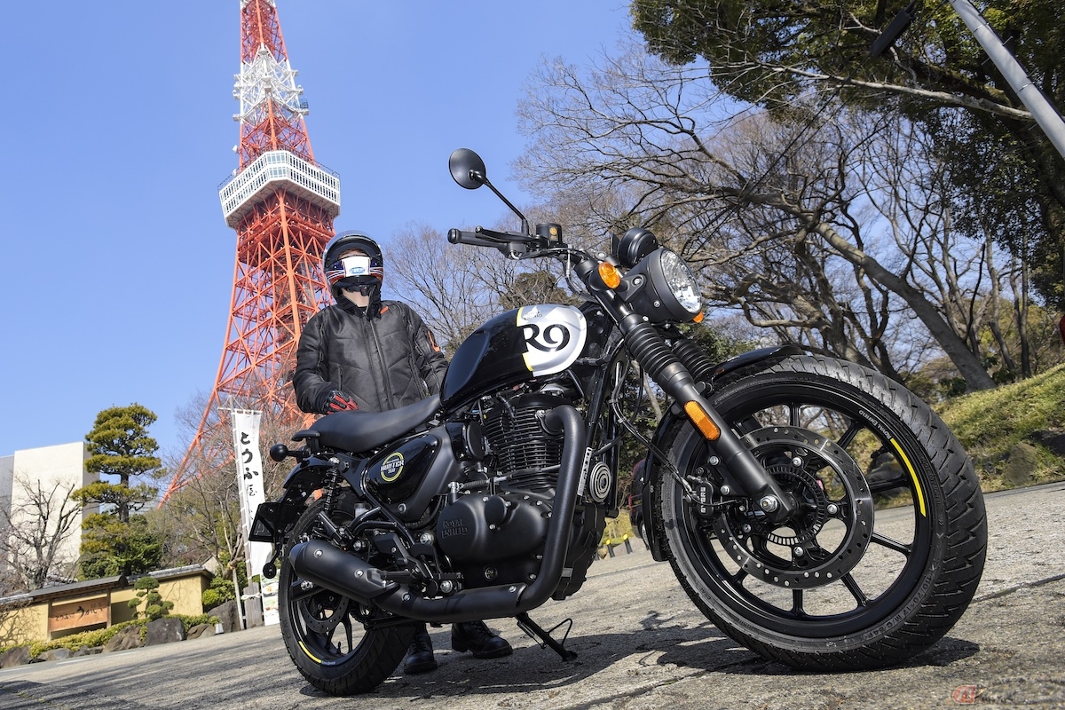ロイヤルエンフィールド「ハンター350」(Rebelブラック)