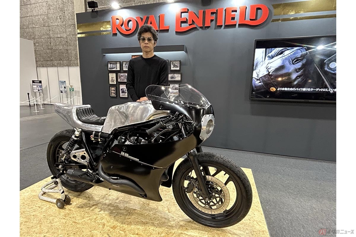 「AN-BU Custom Motors」の藤田浩一さんが製作したロイヤルエンフィールド「コンチネンタルGT650」カスタム「Royal Enfield-改」