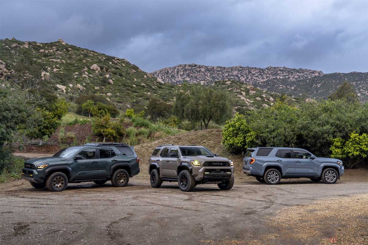 トヨタが米国で発表した「4Runner」の2025年モデル