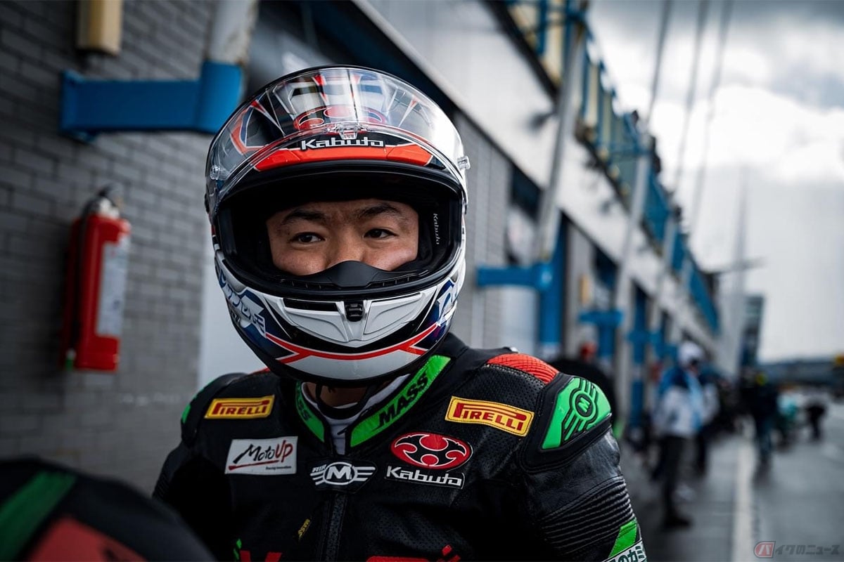 スーパースポーツ世界選手権第3戦オランダラウンドに参戦した大久保光選手