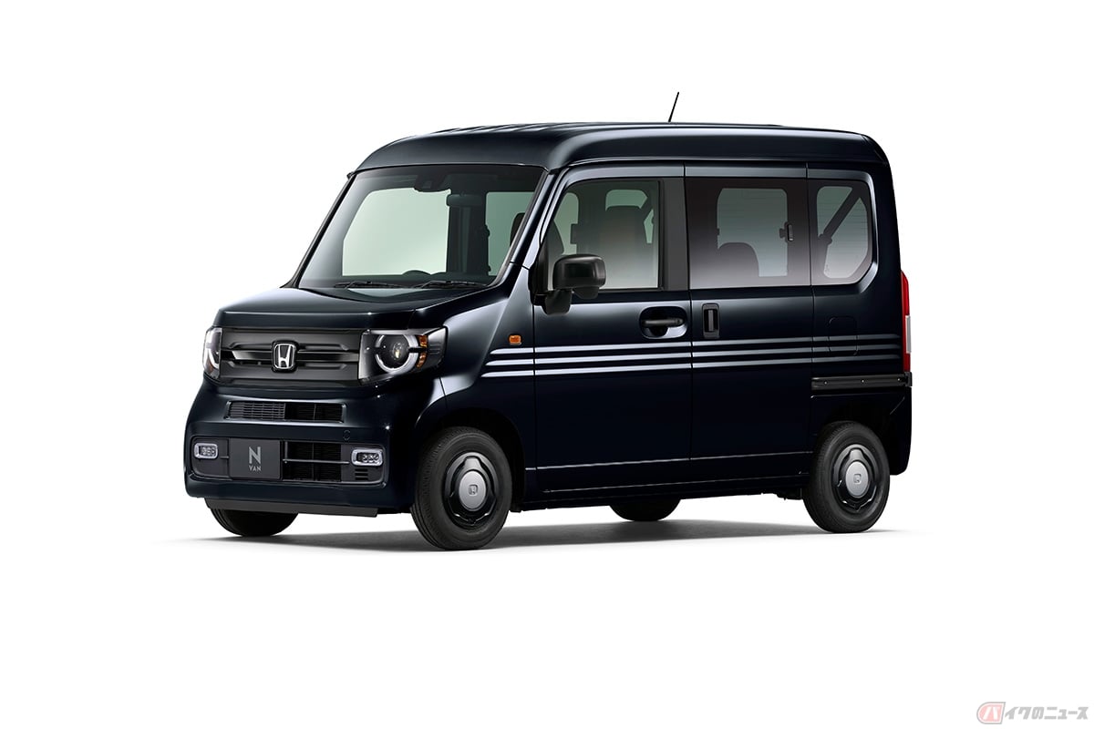ホンダ「N-VAN」 FUN 特別仕様車 STYLE+ NATURE ナイトホークブラック・パール