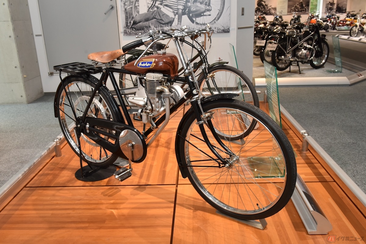 1947年に販売した「ホンダA型」