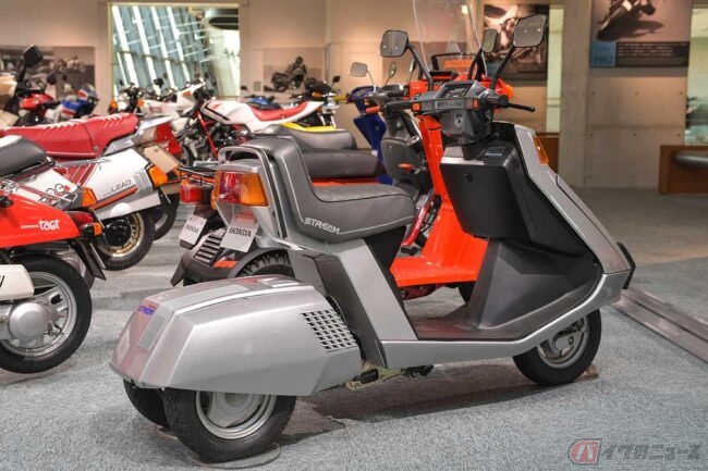 1981ホンダ3輪スクーターストリーム ホンダ「ストリーム」（1981年）【80年代に登場したホンダのバイク図鑑