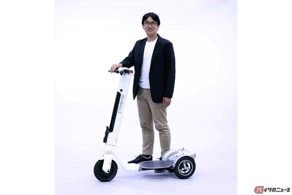 電動3輪特定小型原付「ストリーモS01JT」と株式会社 ストリーモ 代表取締役・開発者の森 庸太朗さん