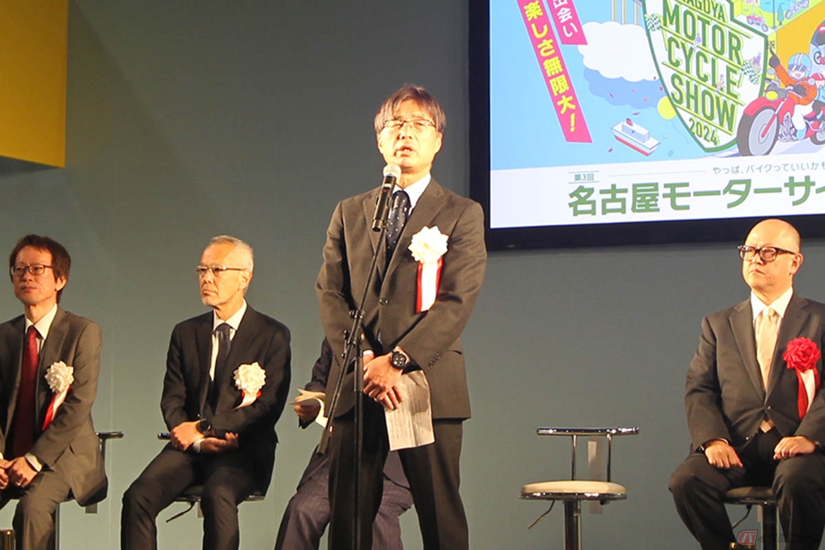 第3回名古屋モーターサイクルショー実行委員長 恒成 秀洋さん