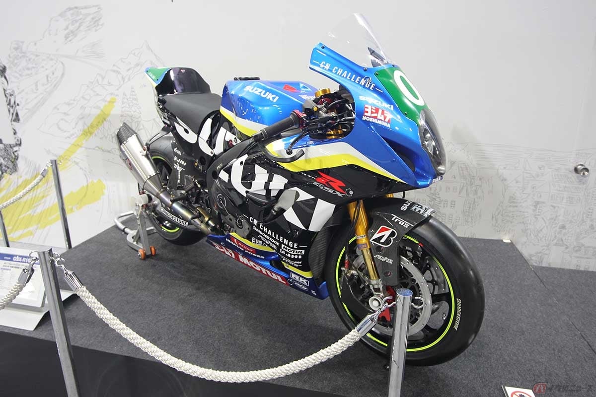 スズキがチームスズキCNチャレンジとして鈴鹿8耐に投入する「GSX-R1000R ヨシムラ SERT EWC CN 仕様」
