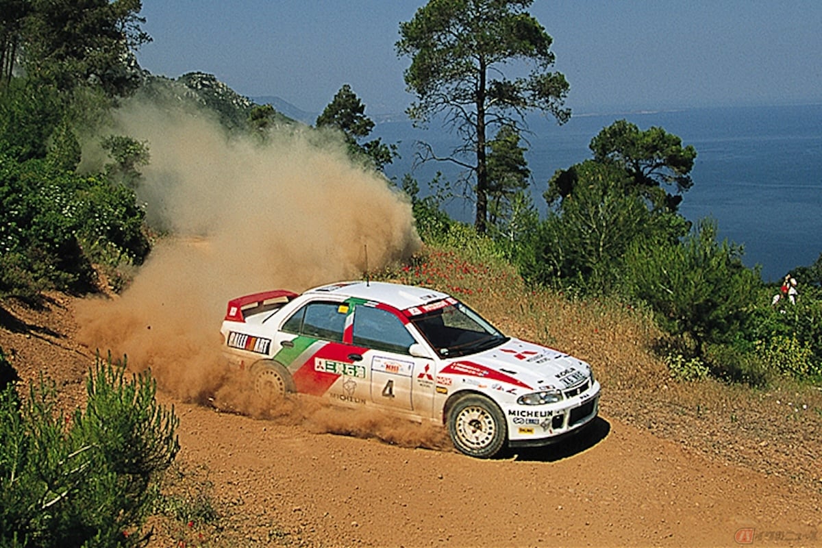 1994年WRC世界ラリー選手権に出場したランサーエボリューションII(写真提供:M:CRAFT)