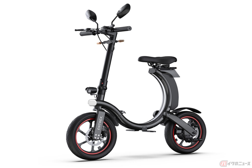 自転車感覚で気軽に乗れる電動原付スクーター「MK114」発売 | バイクの