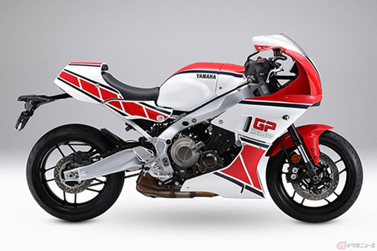 ヤマハ「XSR900GP」外装セット装着車両(ホワイト/レッド)