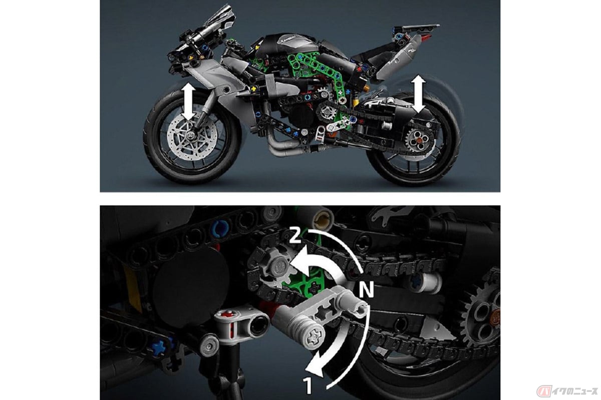 「レゴテクニック カワサキNinja H2R」