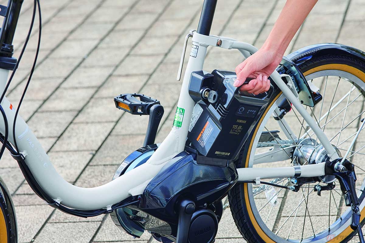 ヤマハ「PAS SION-U」2024年モデルに搭載された新型バッテリー