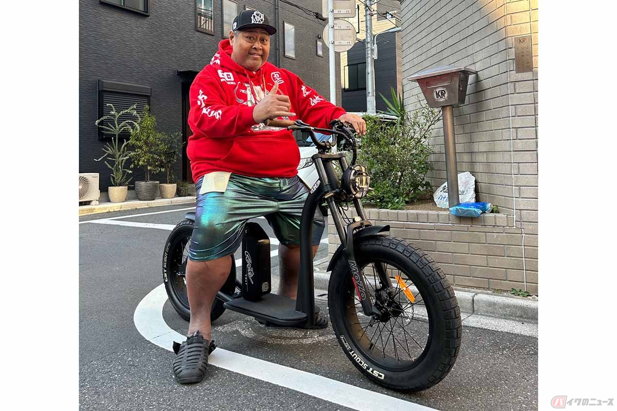 元大関の小錦さんも愛用するARTS VOLTの特定小型原付「K−KOHOLA」