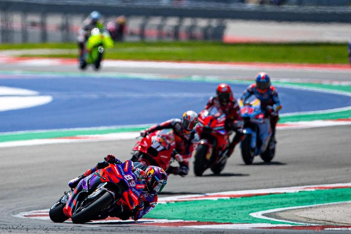 MotoGP2024第4戦スペインGPスプリントレースを制したホルヘ・マルティン選手(プリマ・プラマック・レーシング)