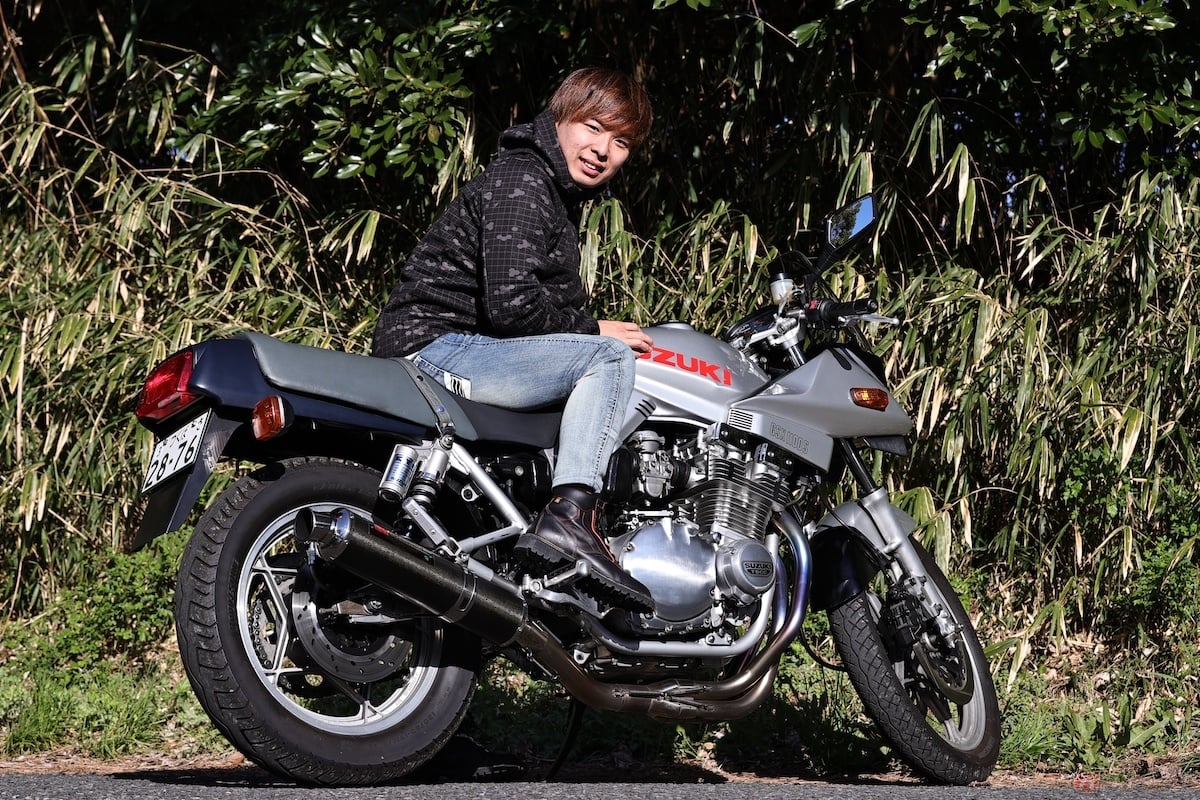 スズキ「GSX1100S KATANA」と石塚健選手