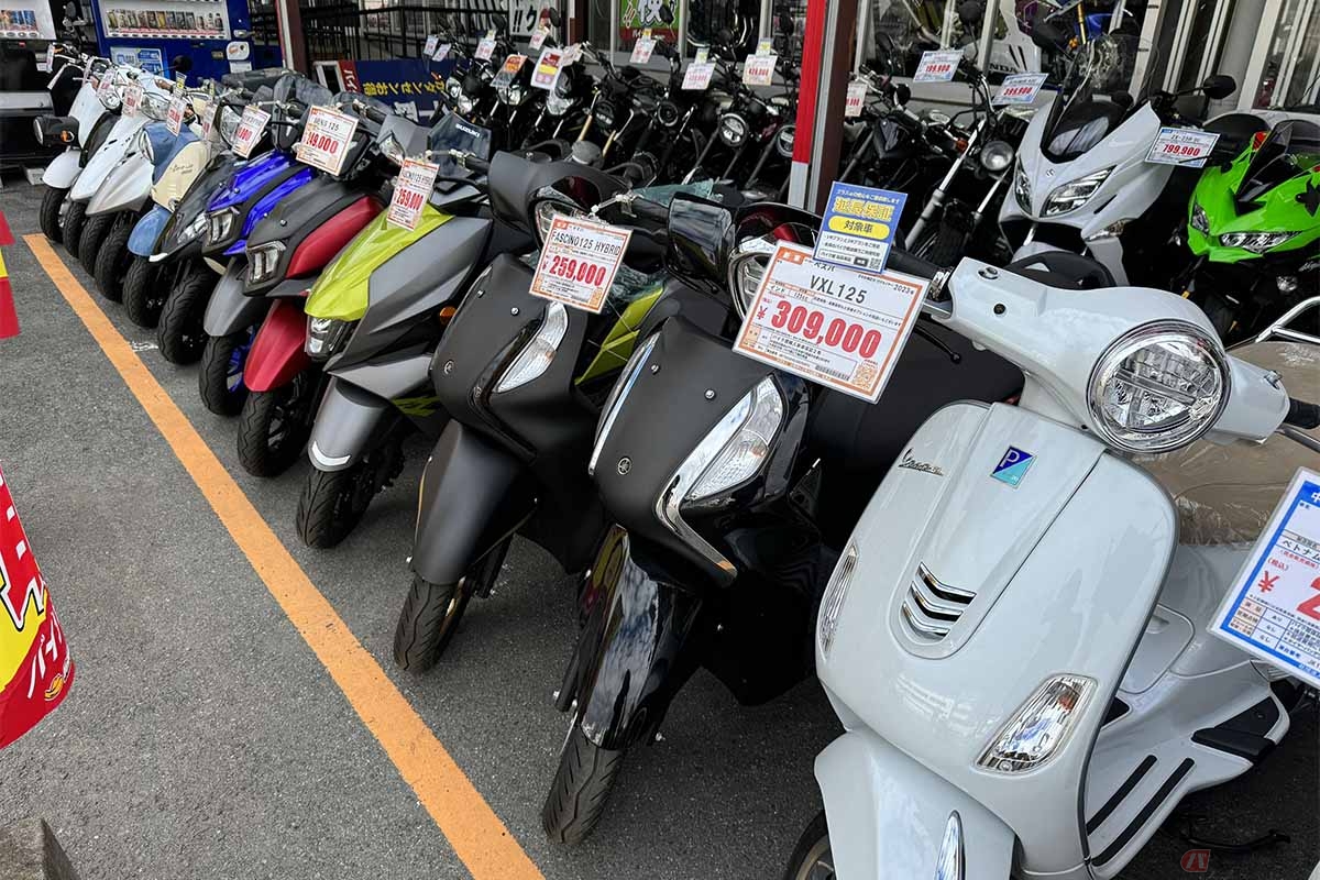 バイクにも、クルマと同様に代車を提供してくれる業者は存在する