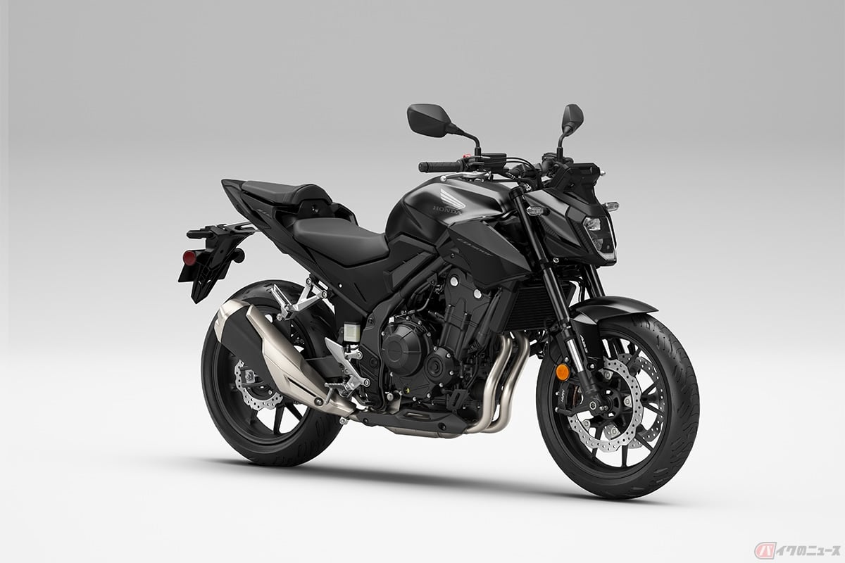 アメリカン・ホンダが発売した2024年型「CB500F」マットブラックメタリック