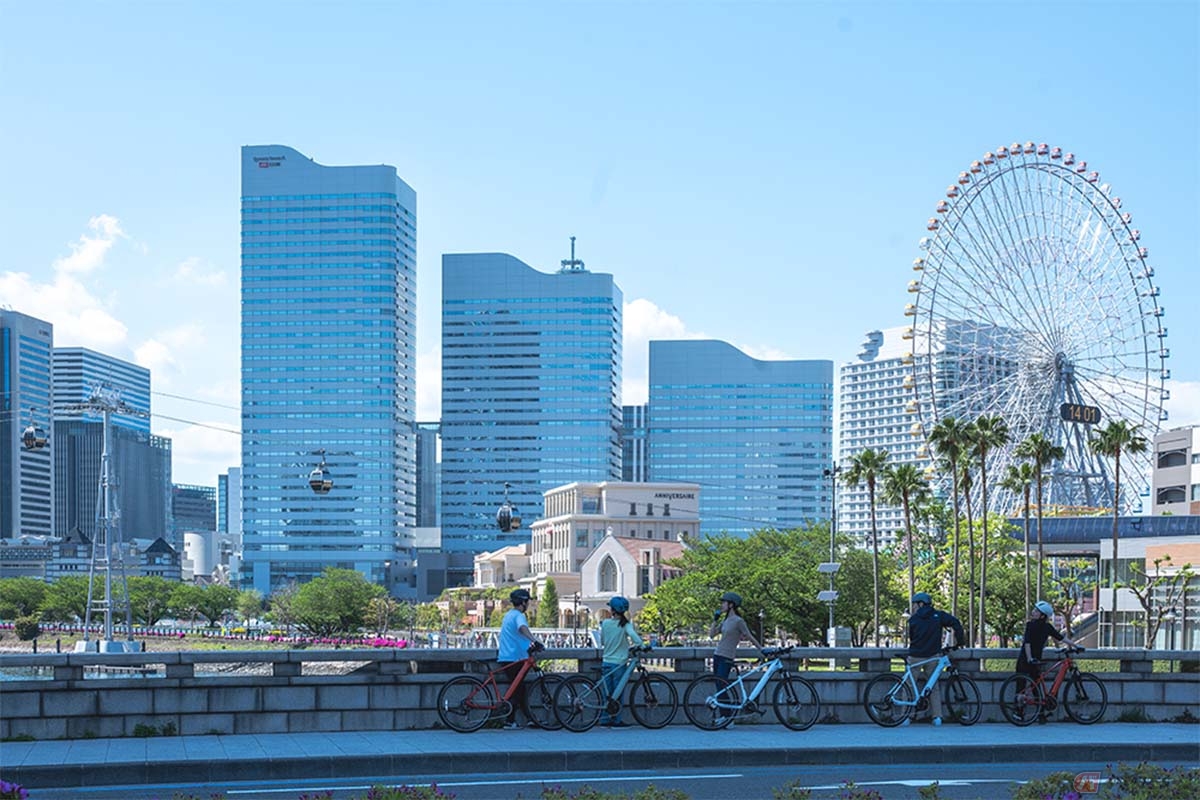 ヤマハがオープンする「Yamaha E-Ride Base（ヤマハ イーライド ベース）」で開催されるeBike横浜ガイドツアーイメージ