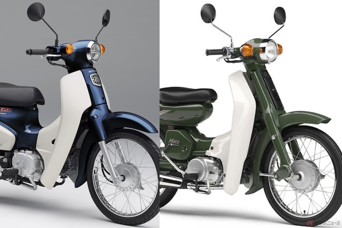 ホンダ「スーパーカブ」/ヤマハ「メイト」