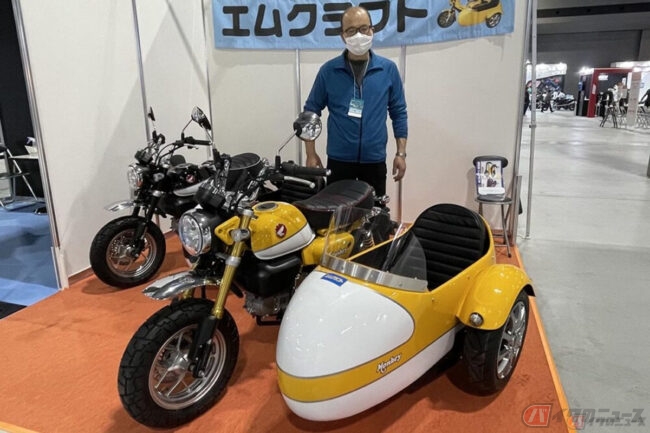 老舗サイドカーショップ「エムクラフト」最新カスタムの船は四角い箱